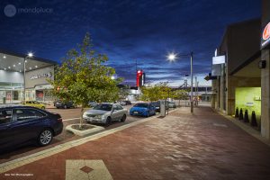 City centre LED street lighting